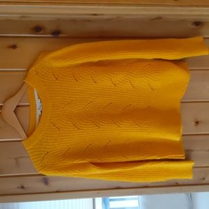 Boden wool yellow sweater